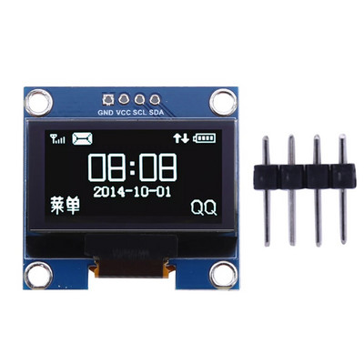 1,3 inčni modul zaslona 4pin IIC I2C SSH1106 pogon OLED LCD LED zaslon modul bijeli/plavi zaslon za Arduino/Raspberry Pi/BBC