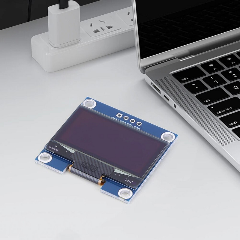 1,3 inčni modul zaslona 4pin IIC I2C SSH1106 pogon OLED LCD LED zaslon modul bijeli/plavi zaslon za Arduino/Raspberry Pi/BBC