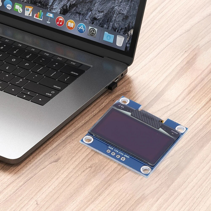 1,3 inčni modul zaslona 4pin IIC I2C SSH1106 pogon OLED LCD LED zaslon modul bijeli/plavi zaslon za Arduino/Raspberry Pi/BBC