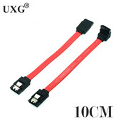 Karštas išpardavimas 10 cm 7 kontaktų 7P SATA 3.0 kabelis Serial ATA trumpas DATA kabelis HDD SSD Laido linija 7 kontaktų sata trumpas kabelis 0,1 m