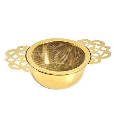 Nerūdijančio plieno arbatos sietelis su lašintuvu Tradicinis pakabinamas infuzijos filtras Metalinis arbatos infuzinis arbatos sietelis