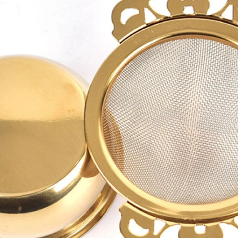 Nerūdijančio plieno arbatos sietelis su lašintuvu Tradicinis pakabinamas infuzijos filtras Metalinis arbatos infuzinis arbatos sietelis