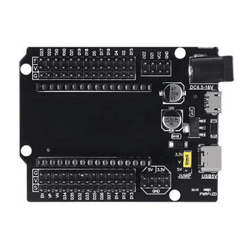 ESP32 Power Board Module Type-C MICRO USB 30Pin ESP-WROOM-32 ESP32-DevKitC-32 Графично програмиране GPIO Разпределително табло