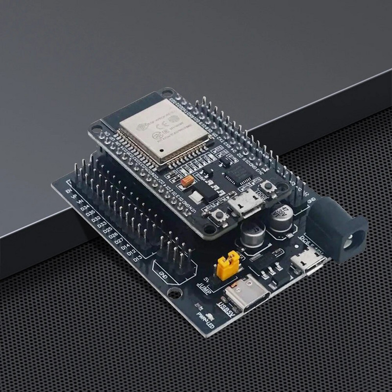 ESP32 maitinimo plokštės C tipo modulis MICRO USB 30Pin ESP-WROOM-32 ESP32-DevKitC-32 grafinio programavimo GPIO paskirstymo plokštė