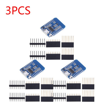 ESP32 WROOM-32/D1 Mini ESP8266 plėtros plokštė D1 Mini NodeMcu Lua WIFI Micro Type C ESP32S WiFi+Bluetooth modulis, skirtas Arduino