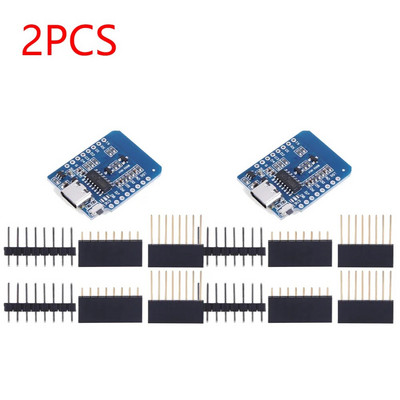 ESP32 WROOM-32/D1 Mini ESP8266 plėtros plokštė D1 Mini NodeMcu Lua WIFI Micro Type C ESP32S WiFi+Bluetooth modulis, skirtas Arduino