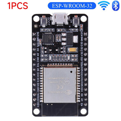 Πίνακας ανάπτυξης ESP32 WiFi+Bluetooth Εξαιρετικά χαμηλή κατανάλωση ενέργειας Διπύρηνος ESP-WROOM-32 ESP32/ESP32S/ESP32U Μονάδα 150 Mbps