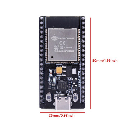 ESP32-WROOM-32 ESP32 ESP-32 plėtros plokštė CP2102 38Pin Type-C 802.11 b/g/n Wi-Fi+BT+BLE MCU belaidžio modulio plokštė