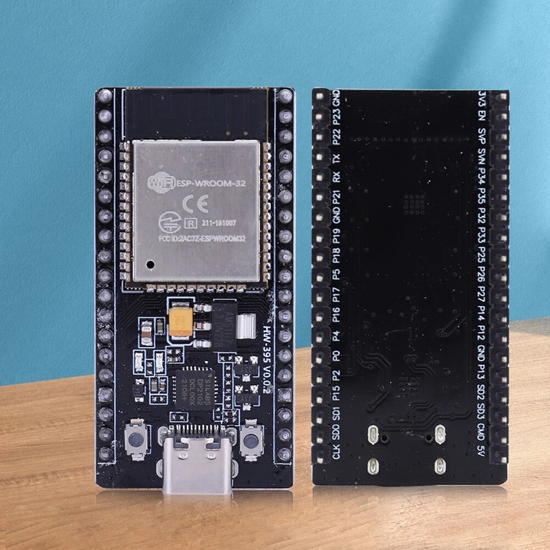 ESP32-WROOM-32 ESP32 ESP-32 plėtros plokštė CP2102 38Pin Type-C 802.11 b/g/n Wi-Fi+BT+BLE MCU belaidžio modulio plokštė