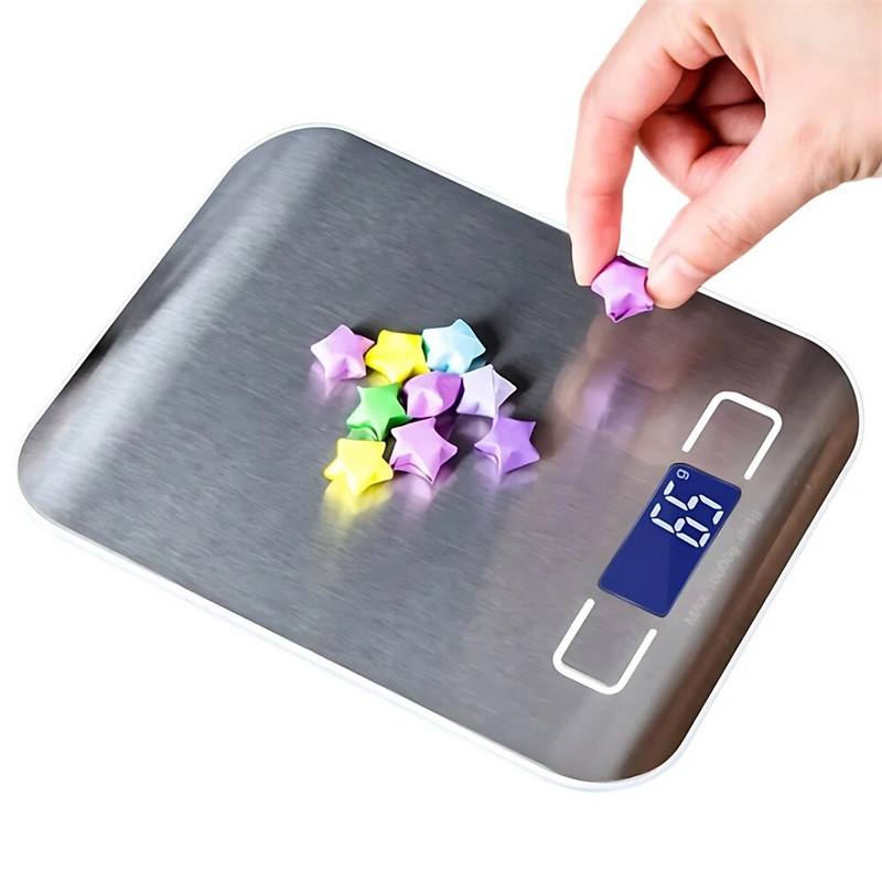 5 kg / 10 kg / 0,1 g virtuvinės svarstyklės nerūdijančio plieno maisto svėrimas.