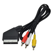 Cablu AV SCART Audio Video de 1,8 m Cablu TV pentru NES PENTRU NES RGB CABLUL SCART Mușcă Cablu video RCA nou-nouț pentru NES pentru FC