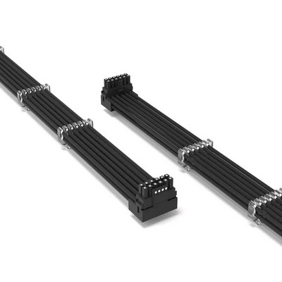 Kampas 600 W 12VHPWR kištukinis ilgintuvas 35 cm 90 laipsnių RTX4080 4090Ti 5.0 12+4Pin/16Pin PCIE 5.0 adapterio kabelis
