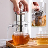 Naujas daugkartinio naudojimo nerūdijančio plieno arbatos sietelis tinklinio infuzinio maišelio krepšelis birių arbatos lapų infuzinės žolelių filtras puodeliui arbatinuko arbatos indai S/M/L