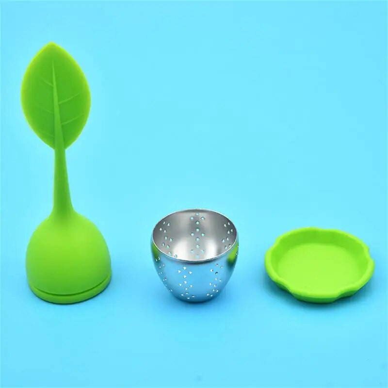 Teekasutaja Roostevabast terasest teepallilehe teesõel pruulimisseadmele Taimsed vürtsifiltrid Teetarvikud Köögitööriistad