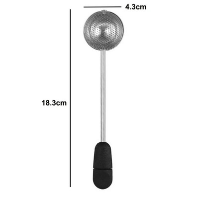 Sukamasis nerūdijančio plieno arbatos infuzinis arbatos puodelis Prieskonių arbatos sietelis, skirtas biriai arbatai, Fine Mesh daugkartinio naudojimo arbatos filtras Arbatos indų priedai