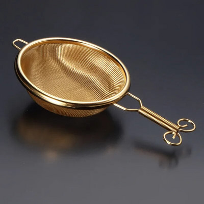 Japoniškas 304 nerūdijančio plieno arbatos infuzinis smulkaus tinklelio Kung Fu arbatos sietelis Arbatinuko lapų filtro sietelis Virtuvės arbatos reikmenys