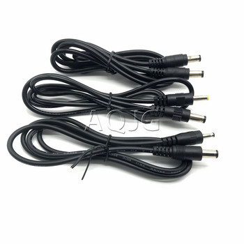 DC захранване 5,5 x 2,1 мм мъжки до 5,5*2,5 мм 3,5*1,35 мм 4,0*1,7 мм мъжки щепсел кабел 1M изцяло меден 18AWG 10A захранващ кабел за наблюдение