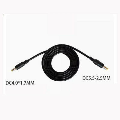 Nuolatinės srovės maitinimas 5,5 x 2,1 mm kištukas iki 5,5 x 2,5 mm 3,5 x 1,35 mm 4,0 x 1,7 mm kištukas Kištukas 1M Visas varinis 18AWG 10A Monitoringas maitinimo kabelis