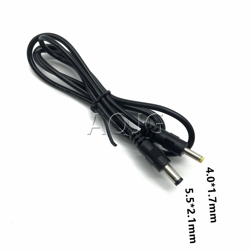 Nuolatinės srovės maitinimas 5,5 x 2,1 mm kištukas iki 5,5 x 2,5 mm 3,5 x 1,35 mm 4,0 x 1,7 mm kištukas Kištukas 1M Visas varinis 18AWG 10A Monitoringas maitinimo kabelis