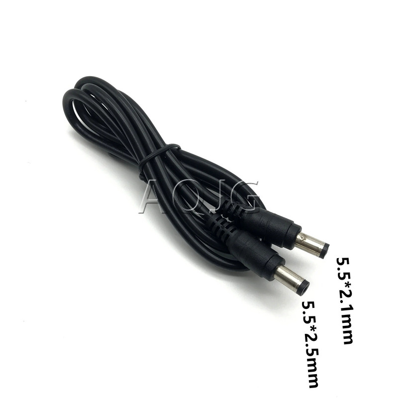 Nuolatinės srovės maitinimas 5,5 x 2,1 mm kištukas iki 5,5 x 2,5 mm 3,5 x 1,35 mm 4,0 x 1,7 mm kištukas Kištukas 1M Visas varinis 18AWG 10A Monitoringas maitinimo kabelis