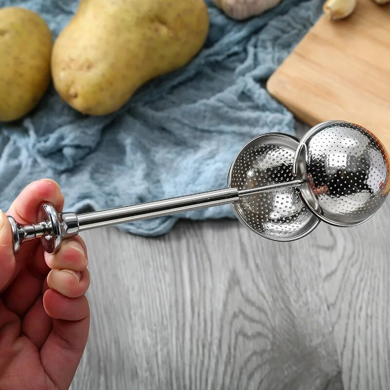 Infuzor de ceai Instrumente de sită pentru pungi de condimente Infuzor Bile din oțel inoxidabil Filtru de ceai Produse pentru preparare Servicii Filtru de ceai Vase de ceai