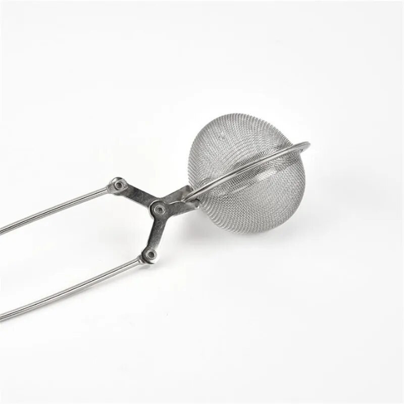 Arbatos infuzinis nerūdijančio plieno rutulinis tinklelis arbatos sietelis Kavos žolelių prieskonių filtras difuzorius Rankenėlė arbatos kamuoliukų atitikimo arbatos maišeliai