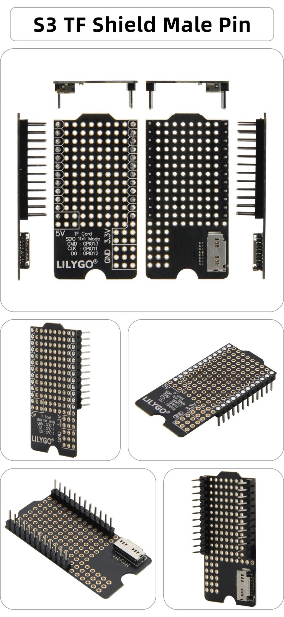 Baduglobal.ro Modul de extindere LILYGO® T-Display-S3 TF Shield ...