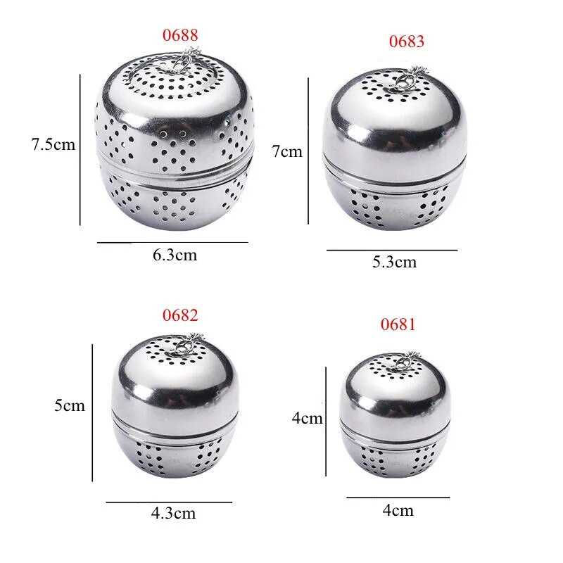 Nerūdijančio plieno arbatos užpiltuvas arbatos nutekėjimo tinklelio sietelis karšto puodo prieskoniai prieskonių rutuliukai arbatinuko filtras su grandininiais virtuvės priedais