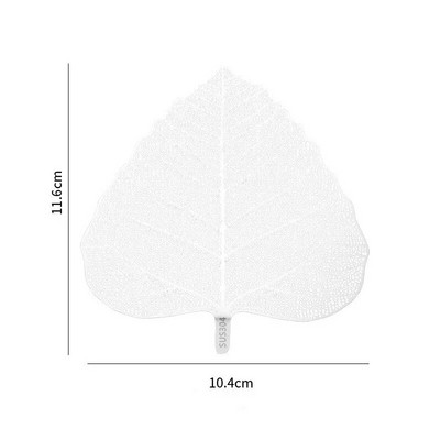 Naujas rožinio aukso juodas spalvingas Bodhi lapų arbatos filtras tuščiavidurių lapų formos arbatos sietelis Kung Fu arbatos infuzinis gėrimų indų arbatos įtaisas