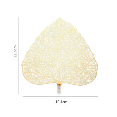 Naujas rožinio aukso juodas spalvingas Bodhi lapų arbatos filtras tuščiavidurių lapų formos arbatos sietelis Kung Fu arbatos infuzinis gėrimų indų arbatos įtaisas