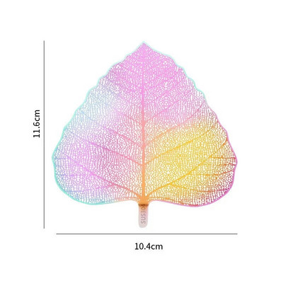 Naujas rožinio aukso juodas spalvingas Bodhi lapų arbatos filtras tuščiavidurių lapų formos arbatos sietelis Kung Fu arbatos infuzinis gėrimų indų arbatos įtaisas