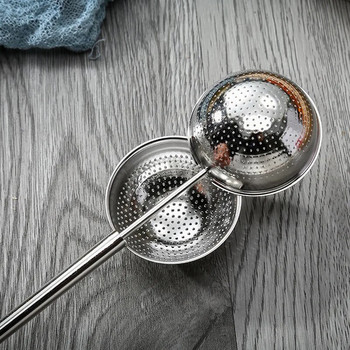 1 бр. Неръждаема стомана Spice Tea Ball Tea Infuser Sphere Locking Strainer Mesh Infuser Филтър за чай Кухненски цедки за чай Инструменти