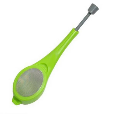 Tea Infuser Beépített dugattyú Egészséges Intenzív Ízű Újrafelhasználható Teazacskó Műanyag Tea- és Kávészűrő Mérő Örvény Meredek Keverés és Nyomja