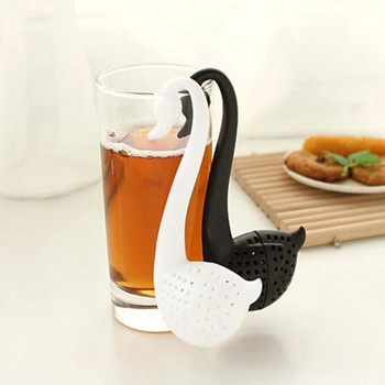 Creative Swan Swan Tea Strainer Φιλικό προς το περιβάλλον Πλαστικό Κομψό Εργαλεία Τσαγιού Κύκνου Αξεσουάρ κουζίνας