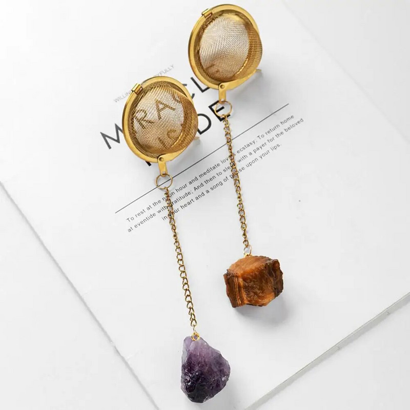 Arbatos infuzorius Praktiškas dirbtinių kristalų žolelių filtras Lengvas arbatos filtras