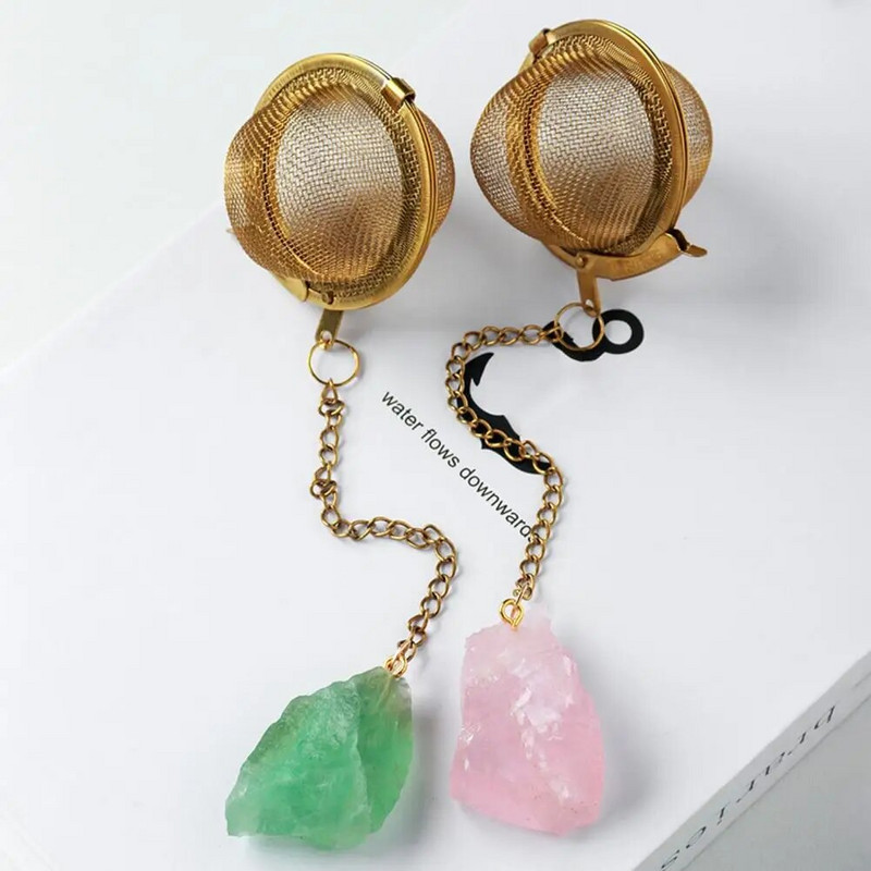 Arbatos infuzorius Praktiškas dirbtinių kristalų žolelių filtras Lengvas arbatos filtras