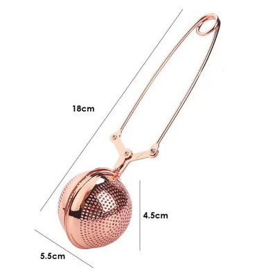 Arbatos infuzijos sietelis Prieskonių maišelių įrankiai Infuser nerūdijančio plieno rutulinis arbatos filtro aparatas Alaus gaminimo gaminiai Paslaugos Arbatos sietelis Arbatos indai