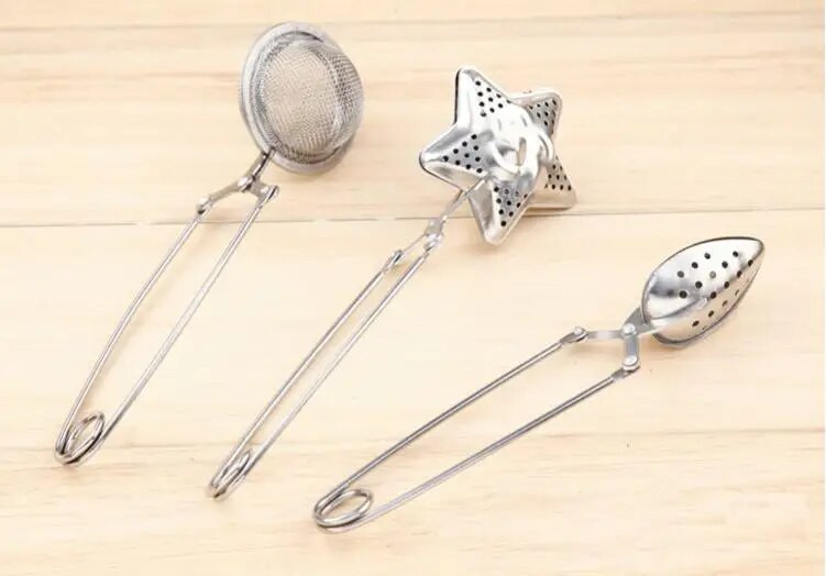 Nerūdijančio plieno teniso spaustukas kamuoliukų arbatos infuzinis arbatos koštuvas žolelių prieskonių virimo filtras