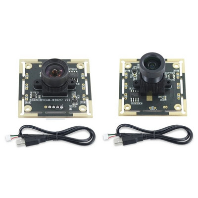 2024 m. naujas USB 1280x720 OV9732 vaizdo kameros modulis 1MP 72°/100° reguliuojamas rankinio fokusavimo objektyvo stebėjimo modulis Prijunkite ir naudokite