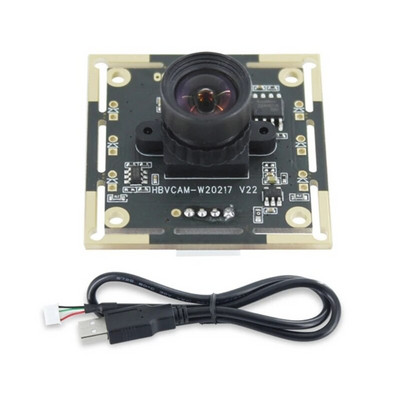 2024 m. naujas USB 1280x720 OV9732 vaizdo kameros modulis 1MP 72°/100° reguliuojamas rankinio fokusavimo objektyvo stebėjimo modulis Prijunkite ir naudokite