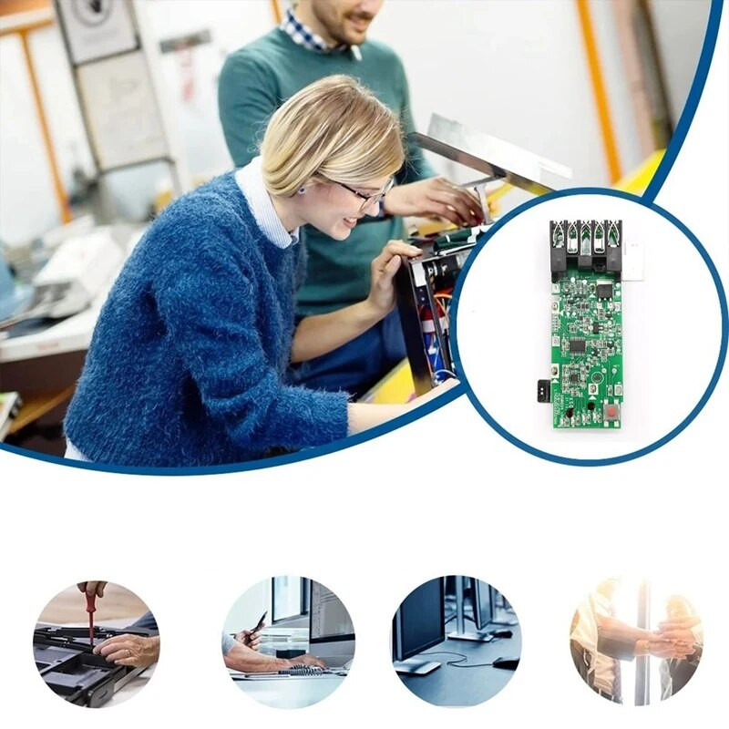 1 vnt baterijos apsaugos plokštė Akumuliatoriaus įrankiai PCB plokštė, skirta Milwaukee 18V M18-6.0Ah M18-9.0Ah