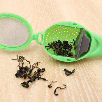 Преносимо вградено бутало за запарване на чай Обикновена запарка за чай Пластмасова цедка за чай Кафе Здравословен интензивен вкус Чай за многократна употреба