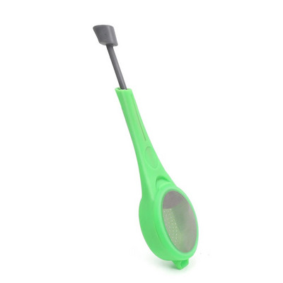 Nešiojamas stūmoklinis arbatos užpiltuvas Paprastas arbatos užpiltuvas Plastikinis arbatos kavos sietelis sveiko intensyvaus skonio daugkartinio naudojimo arbatos maišelis