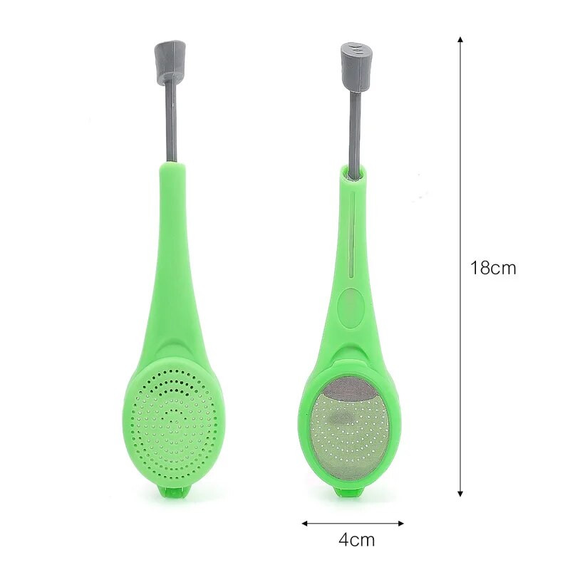 Nešiojamas stūmoklinis arbatos užpiltuvas Paprastas arbatos užpiltuvas Plastikinis arbatos kavos sietelis sveiko intensyvaus skonio daugkartinio naudojimo arbatos maišelis