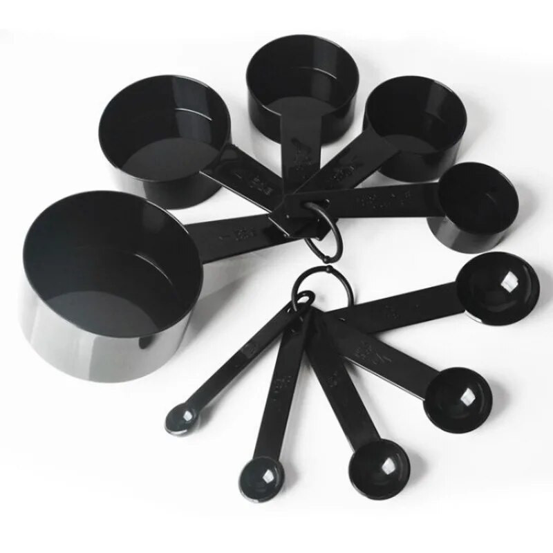 5/10 vnt Matavimo įrankiai Virtuviniai matavimo šaukštai Šaukštelis Cukraus Kaušelis Tortas Kepimo Miltai Matavimo puodeliai Virtuvės matavimo šaukštai