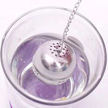 1~4PCS Цедка за чай Закачаща се топка от неръждаема стомана Настойка за чай за насипни подправки от чаени листа Кухненски аксесоари Мрежест филтър