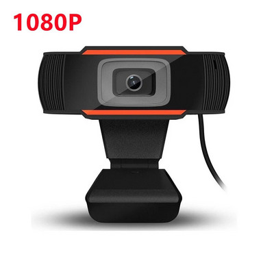 Webkamera 1080P Full HD USB webkamera mikrofonnal USB Plug and Play Video Call Webkamera PC számítógéphez Asztali Gamer Webcast