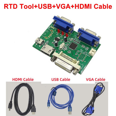 RTD programuotojas Realtek derinimo įrankiams RTD2556 2513 2660 2795 EDP tvarkyklės plokštės programos atnaujinimas USB ISP plokštė 4K 1080P
