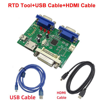 RTD programuotojas Realtek derinimo įrankiams RTD2556 2513 2660 2795 EDP tvarkyklės plokštės programos atnaujinimas USB ISP plokštė 4K 1080P