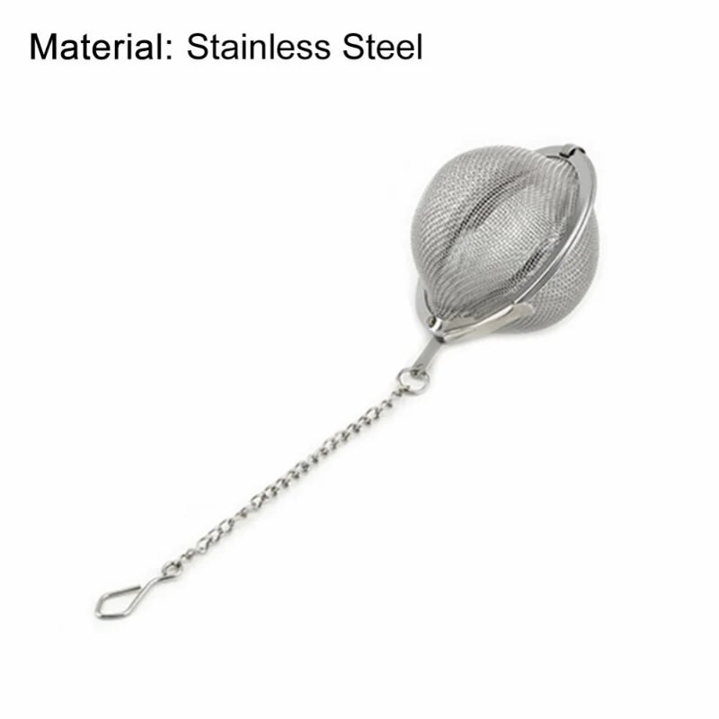 Infuzor de ceai cu sferă din oțel inoxidabil, strecurătoare cu plasă, lingură de ceai, condiment de blocare, minge de ceai în formă de ou, strecurătoare cu filtru,